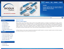 Tablet Screenshot of biodux.com